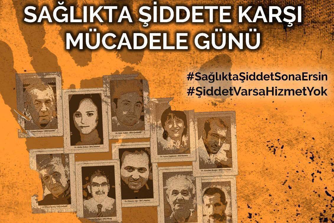 Sağlık Kurumlarında yarın şiddete karşı saygı duruşu gerçekleşecek. 17 Nisan