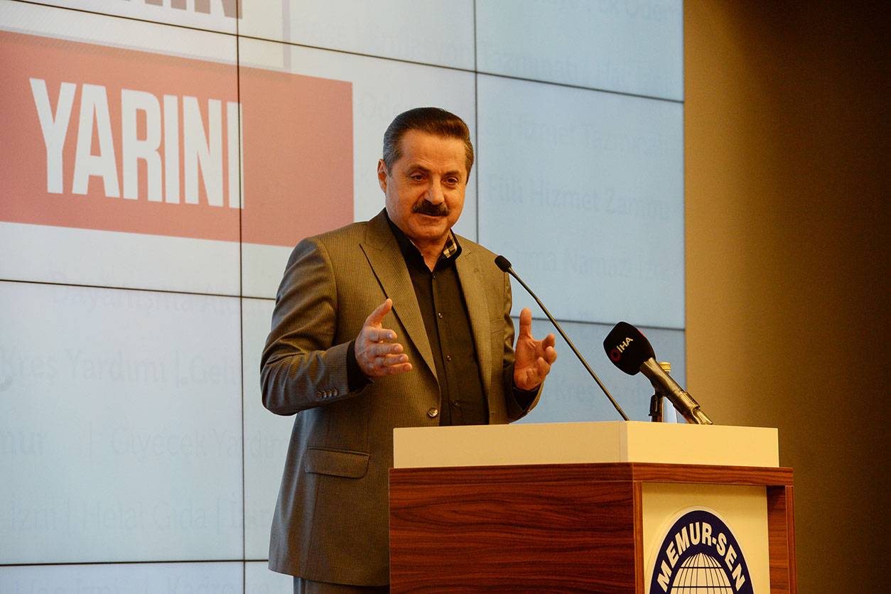 Memur-Sen tarafından organize edilen “Toplu Sözleşmenin Dünü Bugünü Yarını Paneli,”