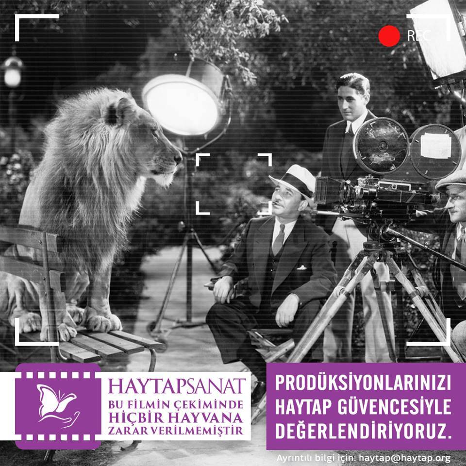 Çekilen film, dizi ve tv programlarında hayvan haklarını ihlalini önlemek