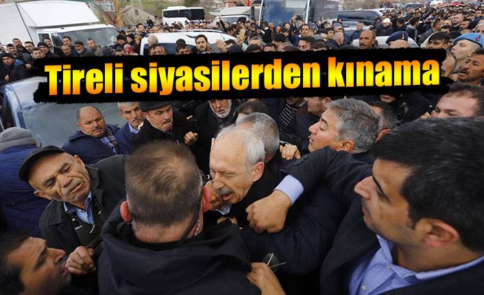 Tireli siyasiler, Kılıçdaroğlu’na saldırıyı kınadılar CHP Genel Başkanı Kemal Kılıçdaroğlu, Ankara’nın Çubuk ilçesinde katıldığı şehit