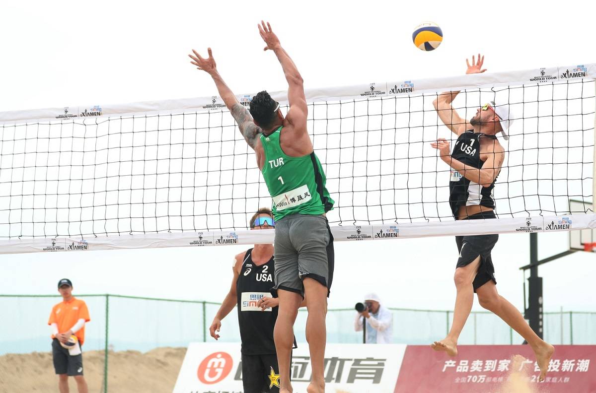 Çin’in Xiamen şehrinde devam eden 2019 FIVB Plaj Voleybolu Dünya
