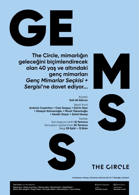 The Circle tarafından Türkiye’nin yaratıcı genç mimarlarının katılımı için açık