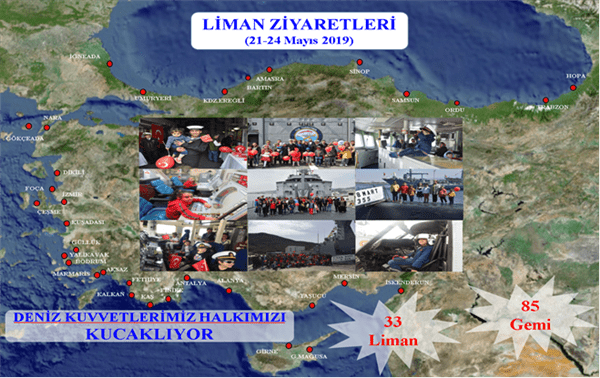 Türk Deniz Kuvvetleri Komutanlığının en büyük tatbikatlarından olan DENİZKURDU-2019 Tatbikatı