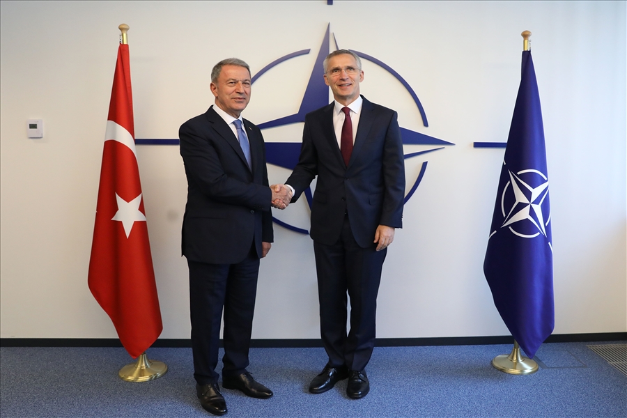 Millî Savunma Bakanı Hulusi Akar, NATO Genel Sekreteri Jens Stoltenberg