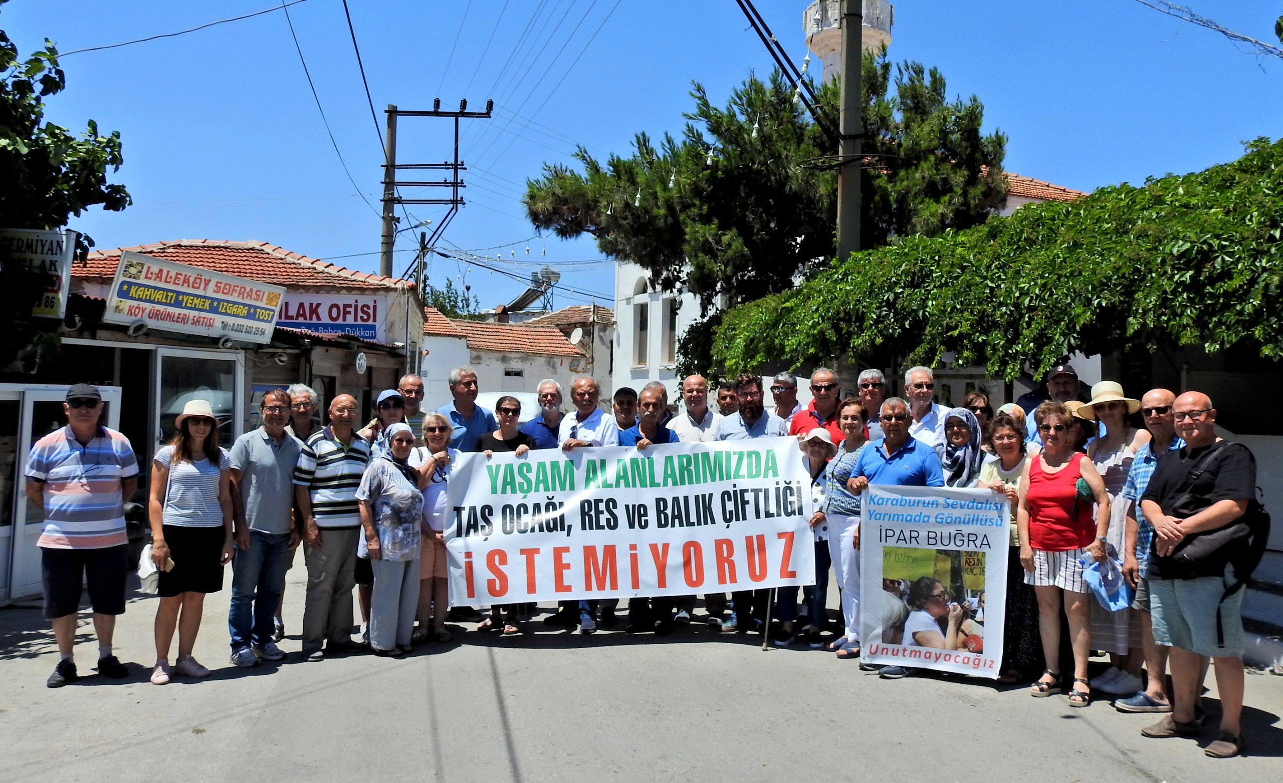 Çeşme Kent Konseyi tarafından Germiyan Mahallesi’nde düzenlenen toplantıda, baraj havzası