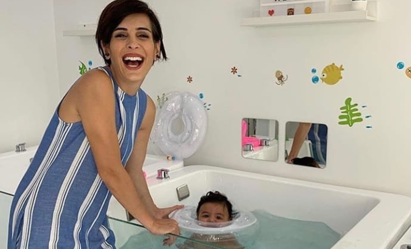 Ünlü instagram fenomeni Eylül Öztürk, oğlunun spa keyfini paylaştı. Oğlu