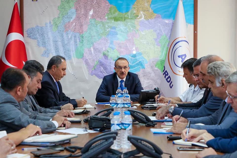 Ordu Valisi Afet ve Acil Durum Yönetim Merkezini Topladı Ordu Valisi Seddar Yavuz, ilimizde devam eden aşırı yağışlar sonucu