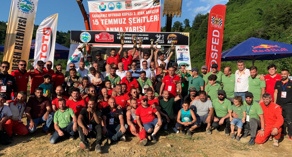 15 Temmuz Şehitleri İçin Yarıştılar 2019 Karadeniz Offroad Kupası 2.yarışı, 15 Temmuz Demokrasi ve Milli