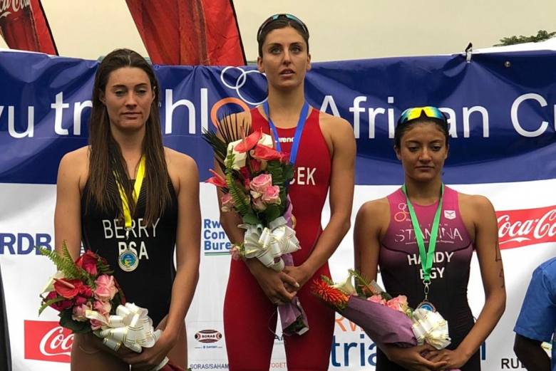 Ruanda’da düzenlenen 2019 Lake Kivu ATU Sprint Triatlon Afrika Kupası’nda