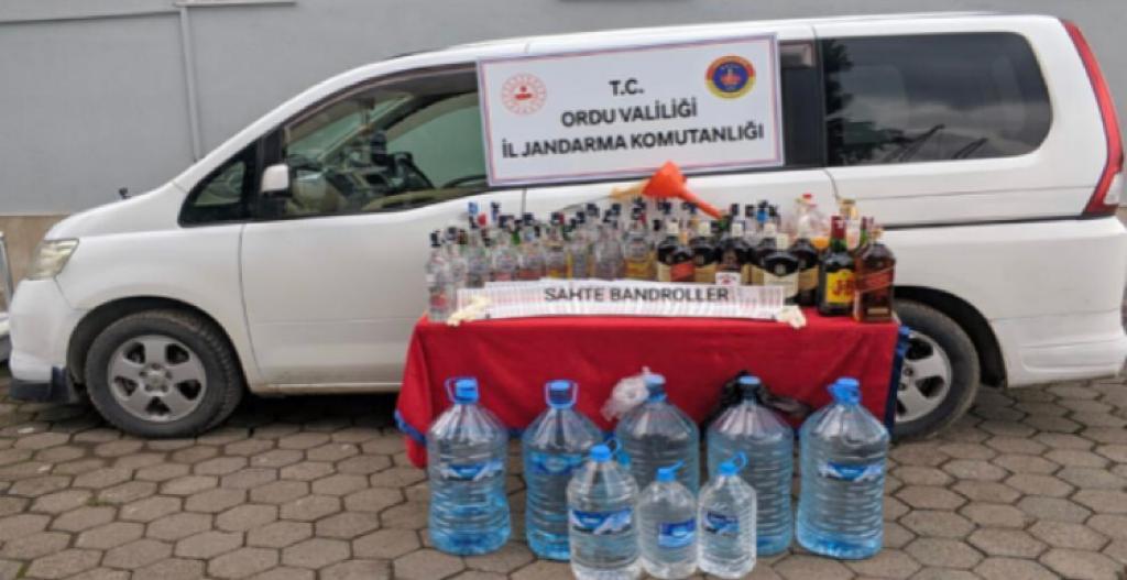 Jandarma’dan Ordu’da Kenevir ve Kaçak İçki Operasyonu Ordu İl Jandarma Komutanlığı KOM ve İstihbarat Şube Müdürlüğü’nün Ünye
