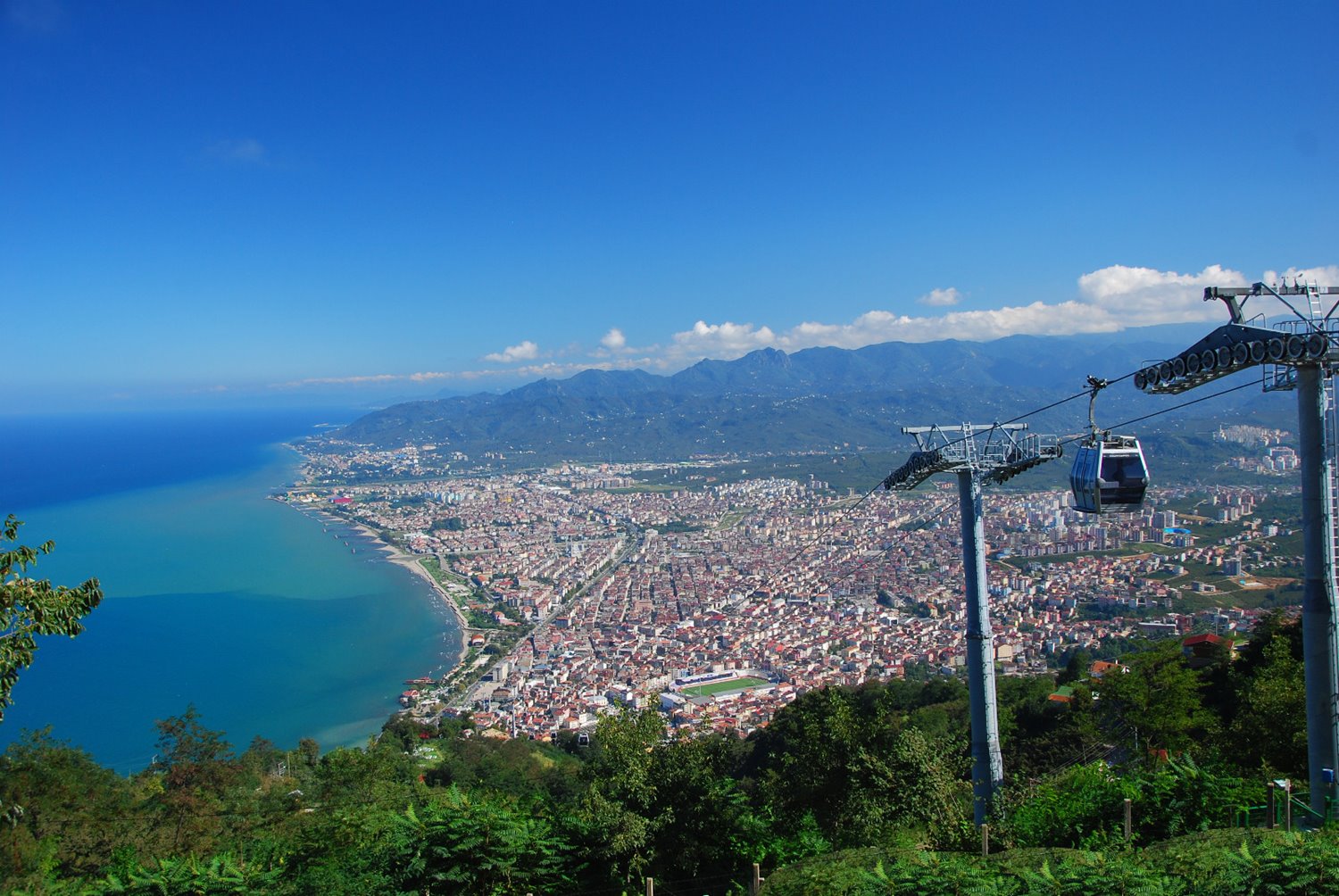 Ordu’da Teleferik Bakıma Alınıyor Ordu Büyükşehir Belediyesi iştiraki ORBEL A.Ş. tarafından işletilen ve Altınordu