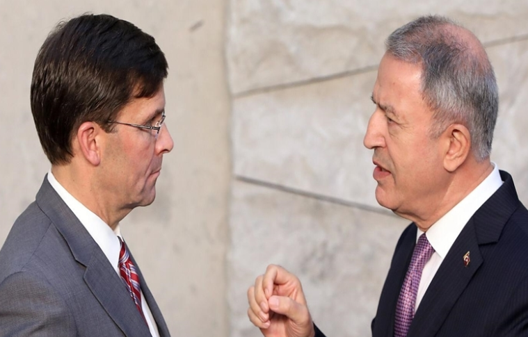 Milli Savunma Bakanı Hulusi Akar, ABD Savunma Bakanı Mark Esper