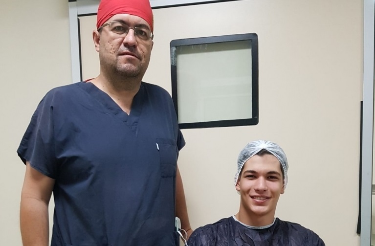 Eskişehirspor’da oynayan Cengiz Alp Köseer’e kulüp doktoru Op. Dr. Barış