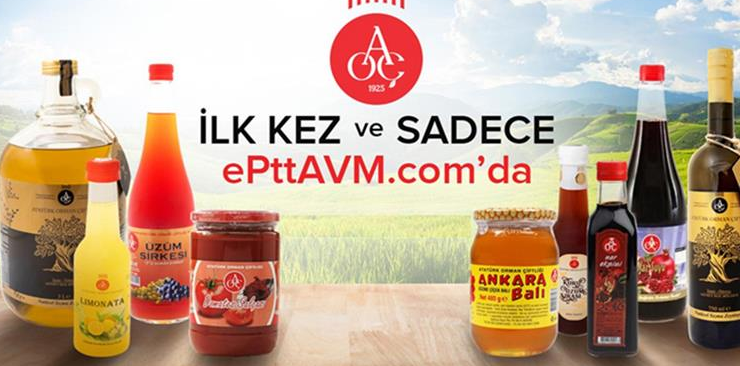 Atatürk Orman Çiftliği ile PTT, güvenli alışverişte bir araya geldi.