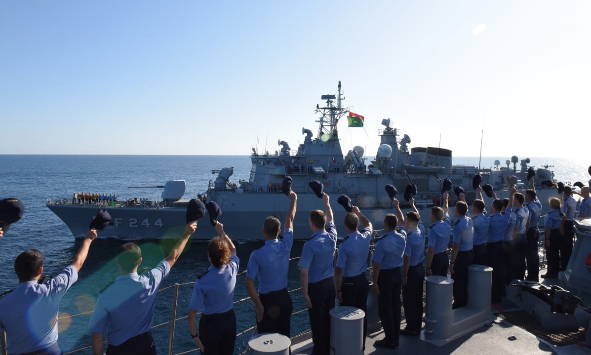Milli Savunma Bakanlığı’ndan yapılan açıklamada, “TCG SANCAKTAR gemimiz ile İleri
