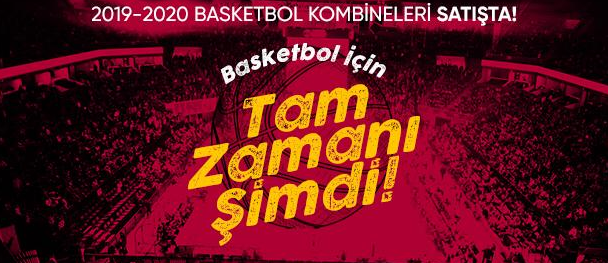 2019-2020 Sezonu Basketbol Kombineleri Satışa Çıktı Galatasaray Doğa Sigorta Erkek Basketbol Takımı’nın 2019-20 sezonu kombineleri, www.biletix.com,