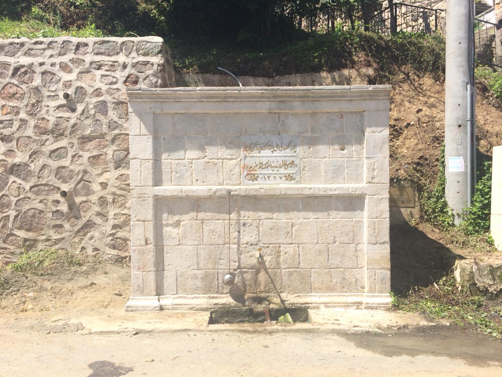 Tarihi Çeşmeler Onarılıyor Ordu Büyükşehir Belediyesi, Ordu’nun geçmişinden izler taşıyan tarihi çeşmeleri restore