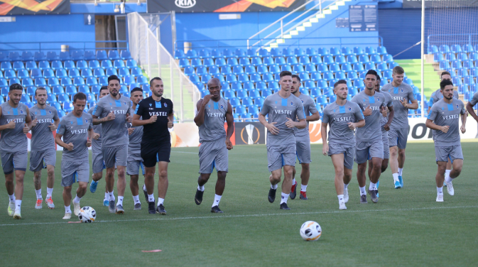 Trabzonspor UEFA Avrupa Ligi C Grubu’’nda oynayacağı Getafe karşılaşması hazırlıklarını