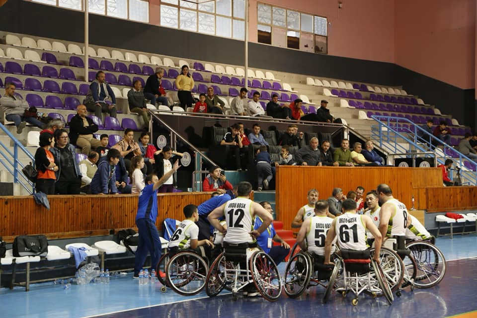 16 Farkla İkinci Galibiyet Türkiye Bedensel Engelliler Basketbol Süper Ligi’nde mücadele eden Ordu Büyükşehir
