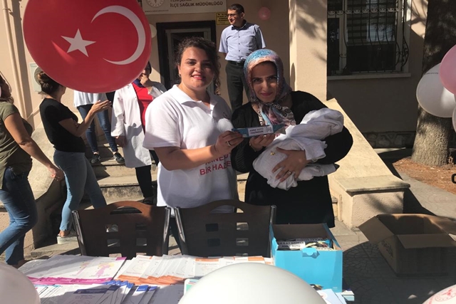 Bursa’nın Yenişehir ilçesinde Sağlık Müdürlüğü tarafından 1-7 Ekim Emzirme Haftası