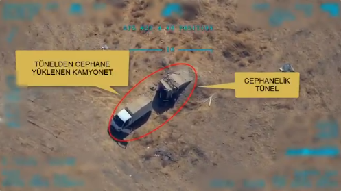 Teröristler Mühimmat İkmali Yaparken Yok Edildi Milli Savunma Bakanlığı konuyla ilgili yaptığı açıklamada, “Havan atışlarıyla sivil