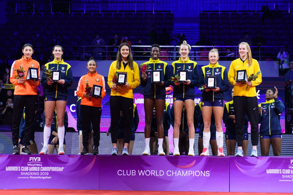 Çin’in Shaoxing düzenlenen FIVB Dünya Kulüpler Şampiyonası’nda kupa, madalyalar ve