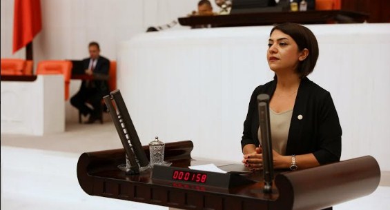 CHP Ankara Milletvekili Eczacı Gamze Taşçıer, mecliste Sağlık Bakanı Doktor Fahrettin