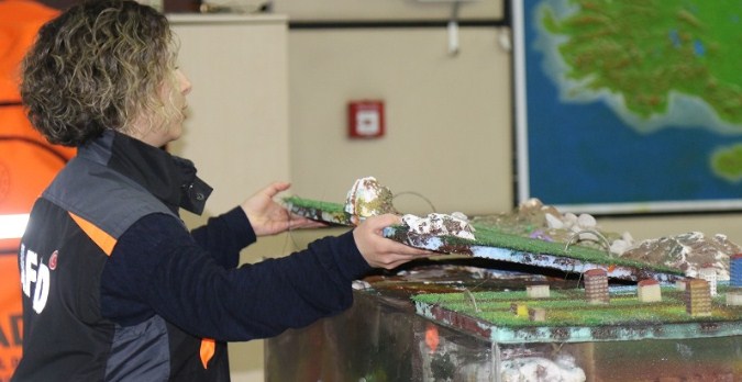 Afet ve Acil Durum Yönetimi (AFAD) Başkanlığı tarafından basın mensuplarına