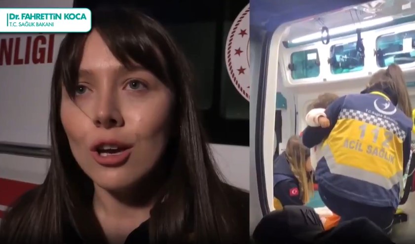 Türkiye Yunanlı polislerin attığı gazdan etkilenen çocuklara yardım için çırpınan