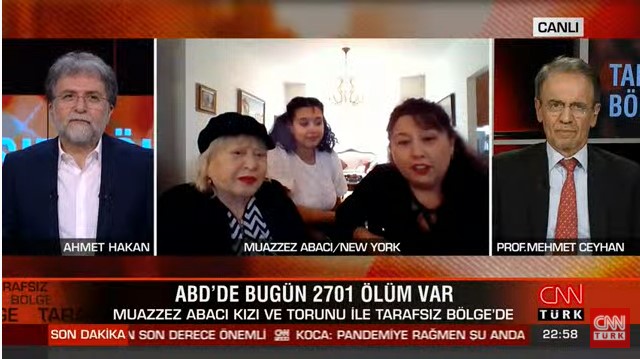 New York’taki Muazzez Abacı’dan Mesaj Var Türk Sanat Müziğinin efsane ismi Muazzez Abacı, New York, Türkiye’ye