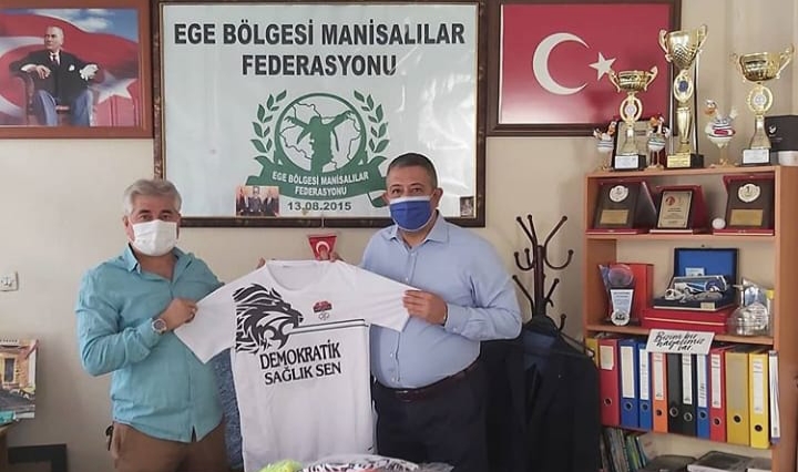 Demokratik Sağlık Sen, İzmir Genç Manisa Spor Kulübü’ne sponsor oldu. Sendika