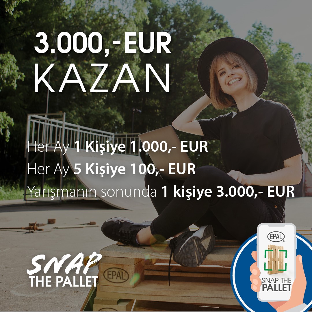 EPAL Yıldönümü Kutlamaları Nedeniyle Uluslararası Fotoğraf Yarışmasını Duyurdu EPAL Euro paletleri her yerde kolayca görülebilir ve uluslararası paylaşım