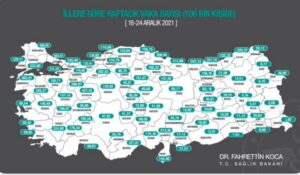 Dr. Fahrettin Koca yılbaşından sonra covid-19 vaka sayılarının arttığını belirterek