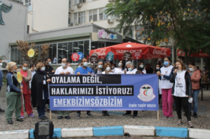 Hekimlerden Alkışlı Protesto ! Türk Tabipleri Birliği ve tabip odaları,