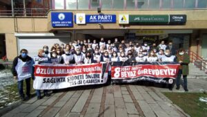 Hekimler 8 Şubat’ta G(ö)REV’de. Emek Bizim Söz Bizim” sürecinde hekimler seslerini