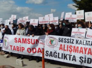 Türk Tabipler Birliği öncülüğünde başlatılan sağlıkçıların hak arama grevi sonrasında