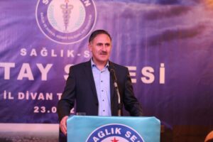 Sağlık-Sen Hatay Şubesi tarafından düzenlenen İl Divan Toplantısı Genel Başkan