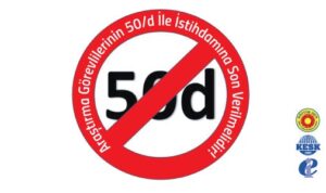Eğitim Sen, araştırma görevlilerinin 50/d sorunu hakkında açıklamalarda bulundu. Sendika
