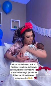 Sözde hamile olan ve bunu sosyal medyada paylaşarak yoğun tepkiye