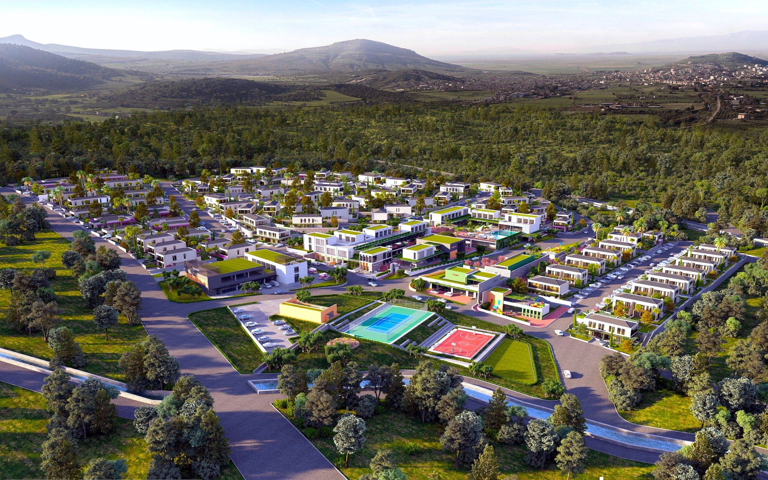 Tanyer Yapı’nın Urla Bademler’de yaşama geçirdiği Tan Urla, sürdürülebilir yeşil enerji konseptiyle doğaya saygılı