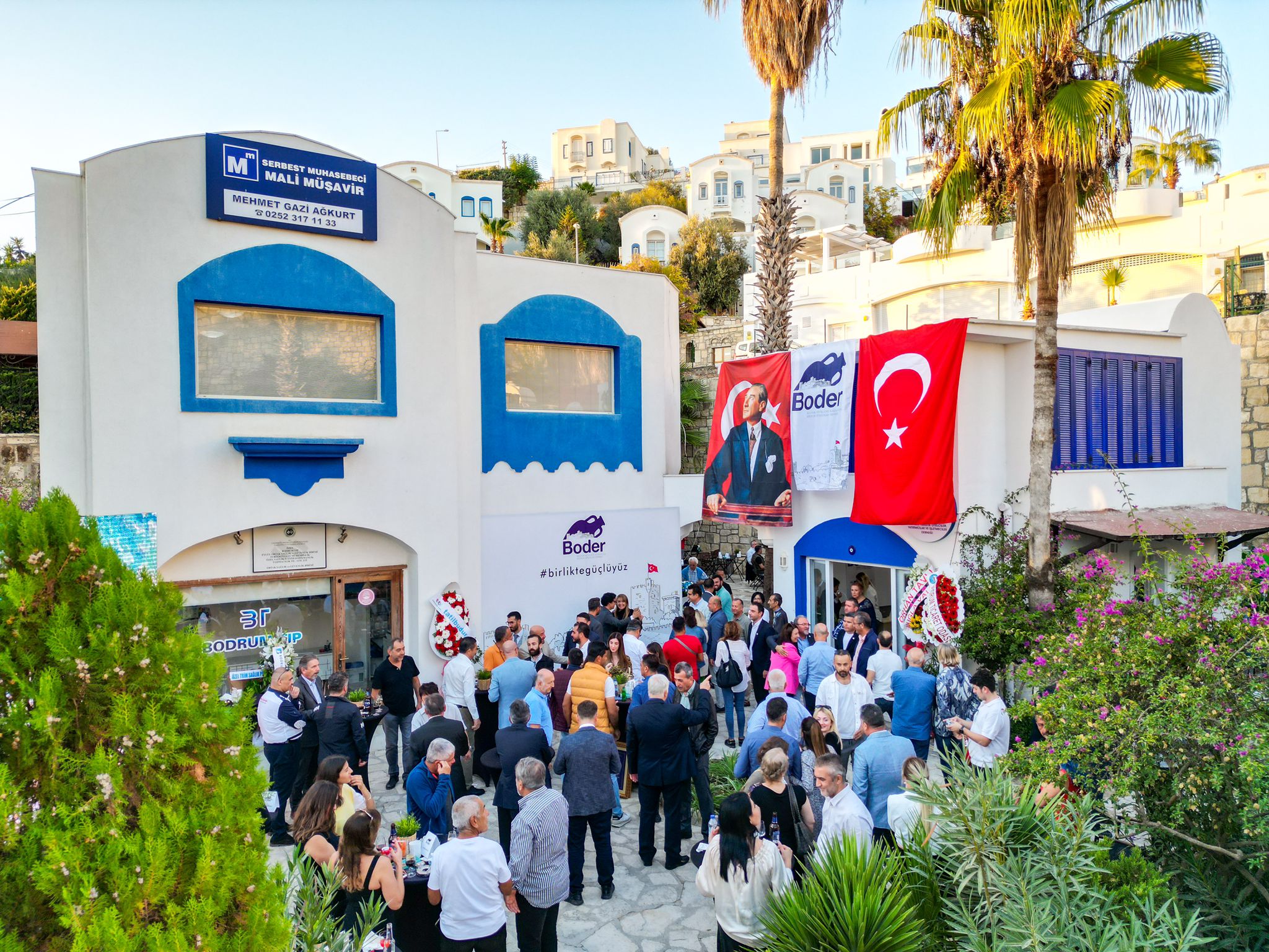 BODER, Yeni Hizmet Binasında Muğla’nın Bodrum ilçesinde, Bodrum Otelciler Derneğinin (BODER) yeni hizmet binası