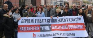 Türkiye’de hastane tahliyeleri, depreme dayanıksız hastaneler hakkında alınan yıkım kararları,