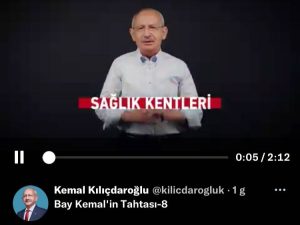 Ana Muhalefet Partisi CHP Cumhurbaşkanı Adayı Kemal Kılıçdaroğlu, projelerini açıkladığı