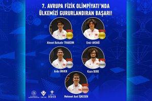 7’ncisi düzenlenen Avrupa Fizik Olimpiyatı’nda Türk öğrenciler 2 Altın, 2