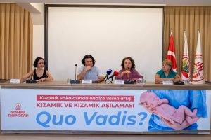 İstanbul Tabip Odası (İTO) tarafından kızamık vakalarının artması nedeniyle bugün