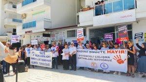 Antalya’nın Alanya İlçesi’nde boşanma aşamasındaki eşi tarafından çalıştığı aile sağlığı
