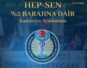 Hemşireler ve Tüm Sağlık Profesyonelleri Sendikası (HEP-SEN) Yönetim Kurulu, Çalışma