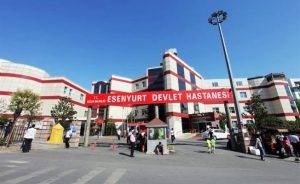 İstanbul Esenyurt Necmi Kadıoğlu Devlet Hastanesi’nde görevli 100’e yakın sağlık