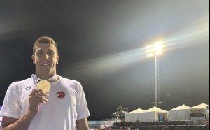 Sırbistan’ın başkenti Belgrad’da düzenlenen Su Sporları Avrupa Şampiyonası’nda 50 metre