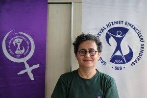 SES İzmir 1 No’lu Şube Başkanı Hava Akcan, personel eksikliği